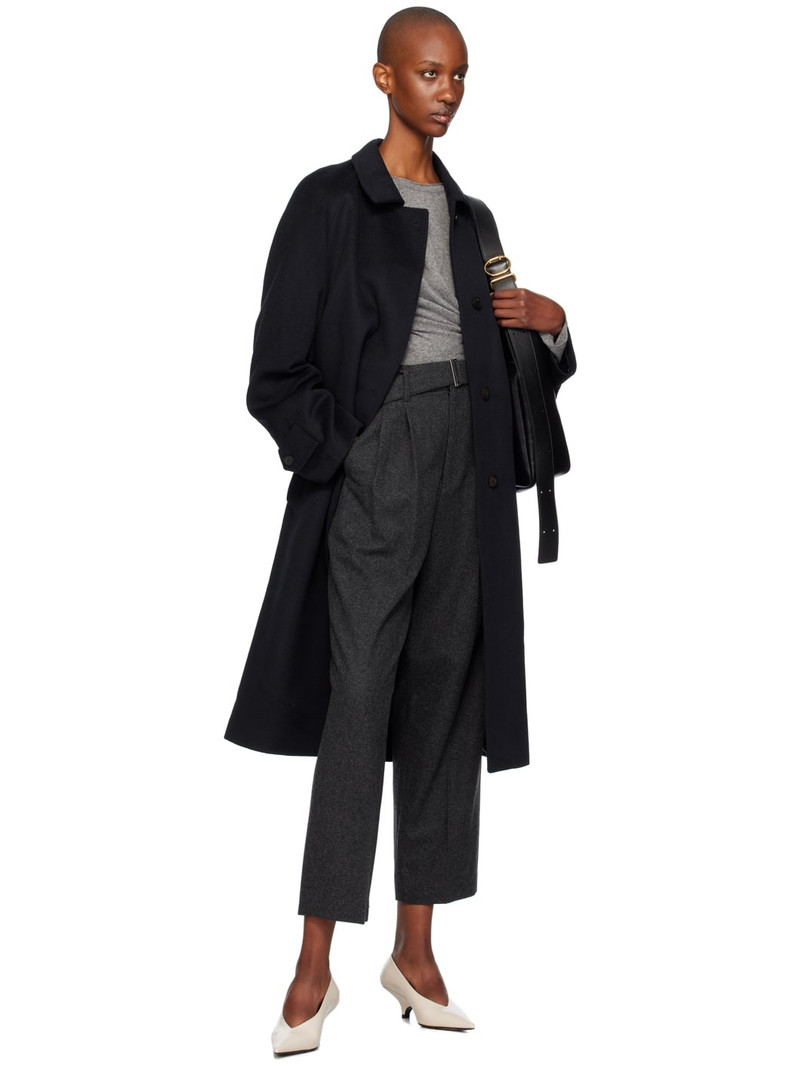 LE17SEPTEMBRE Navy Raglan Coat outlook