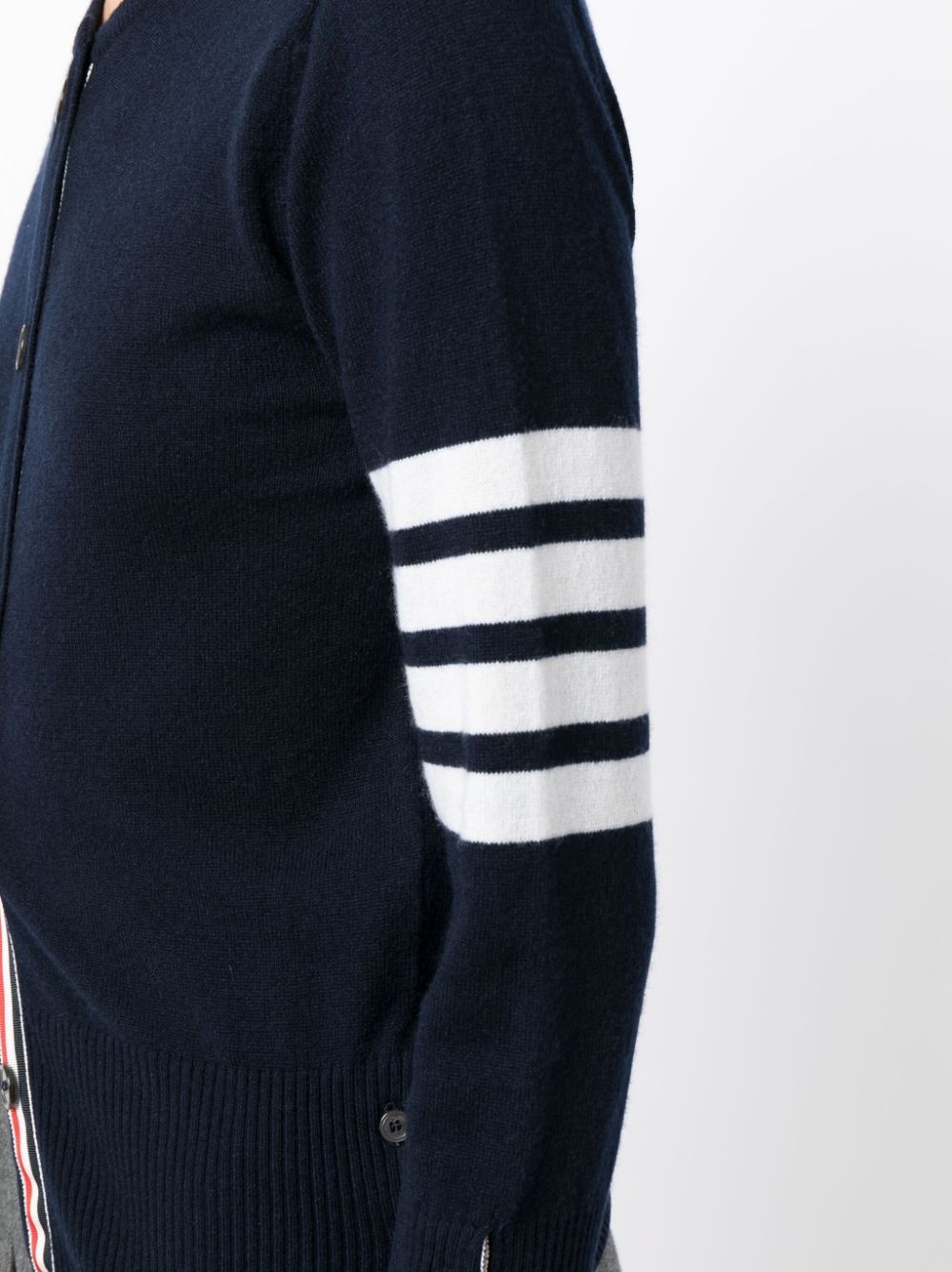 4-bar stripe cardigan - 5