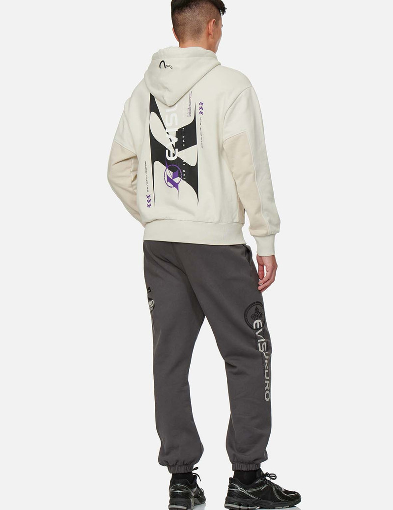 Color-Block Logo Print Hooded Sweatshirt 5