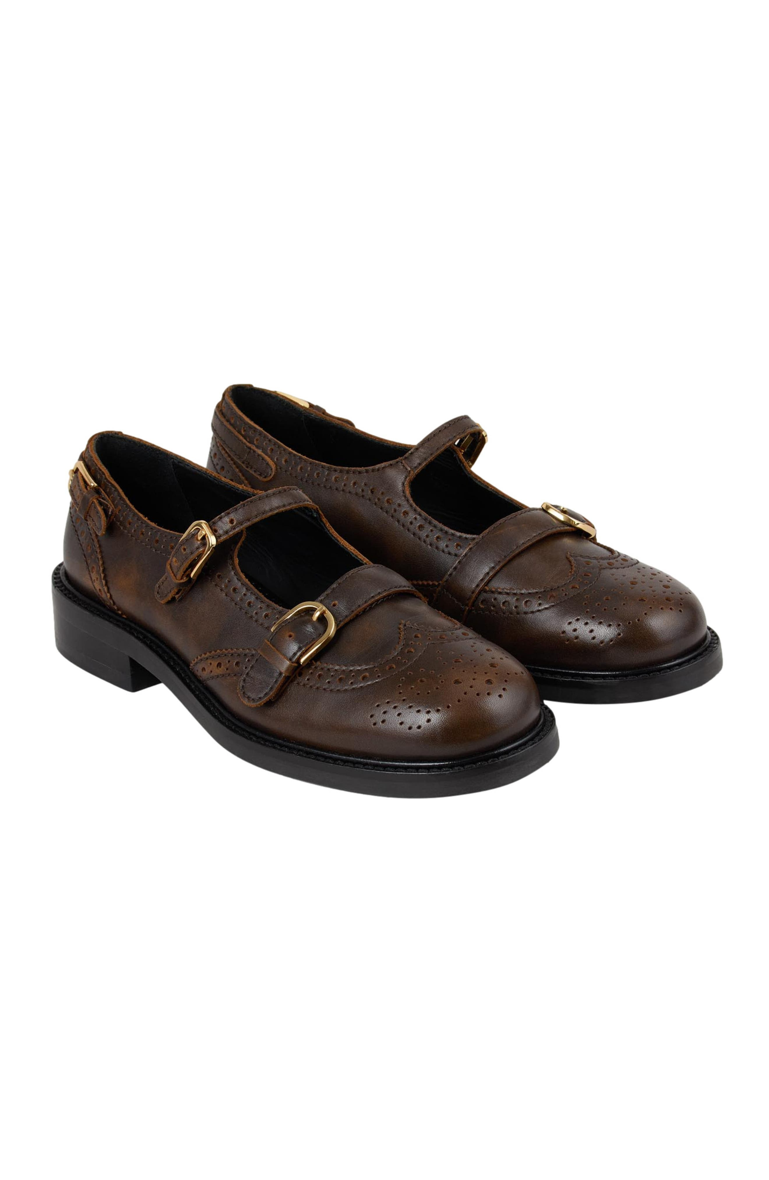 SANDRO Buckle derbies in Brown at Nordstrom - 2