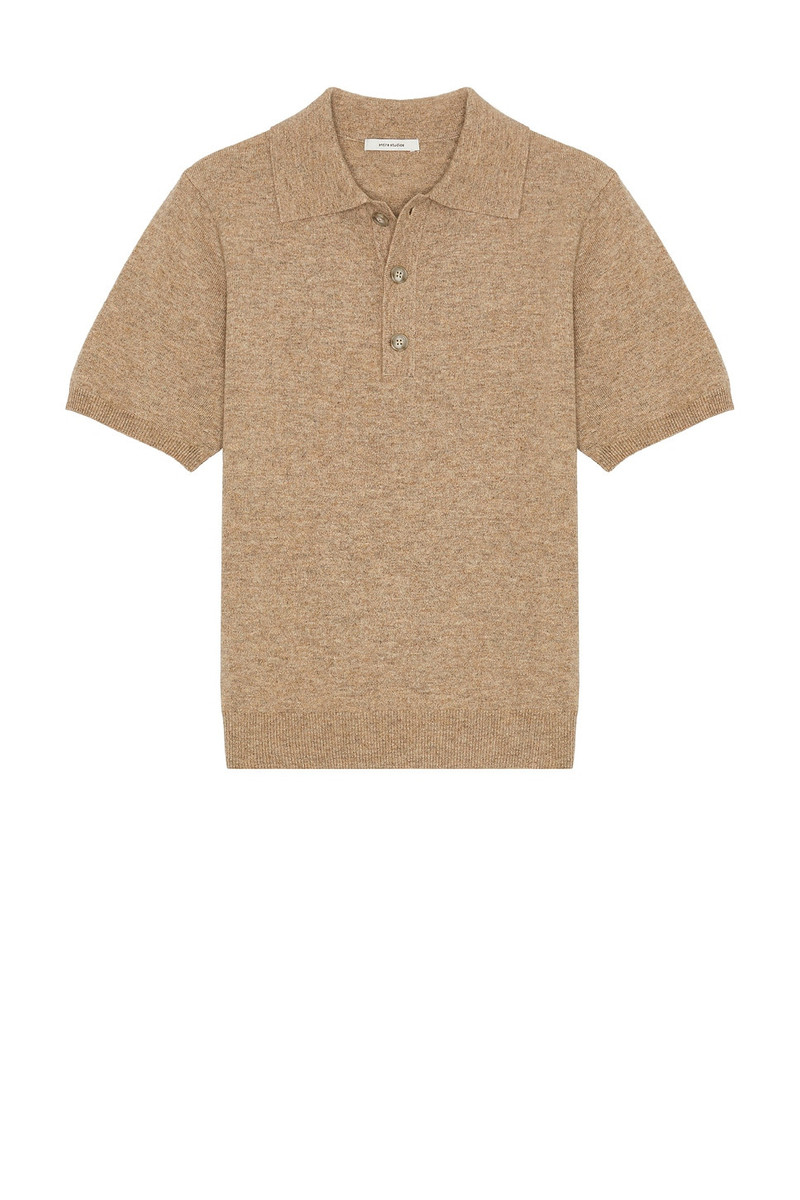 entire studios Short Sleeve Knit Polo outlook