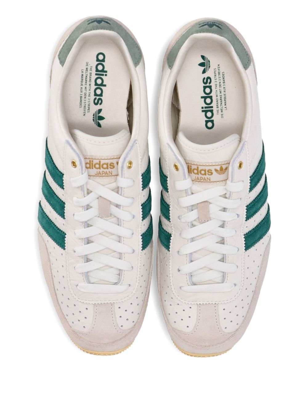 Japan suede-panelled sneakers - 4
