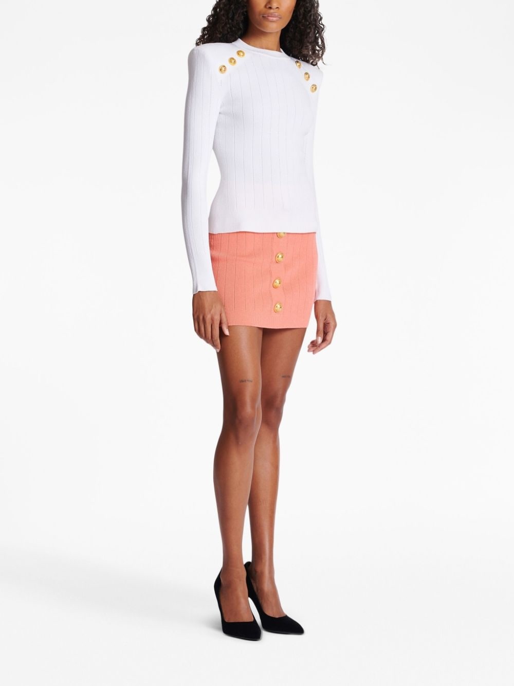 6-Buttons knit jumper - 3