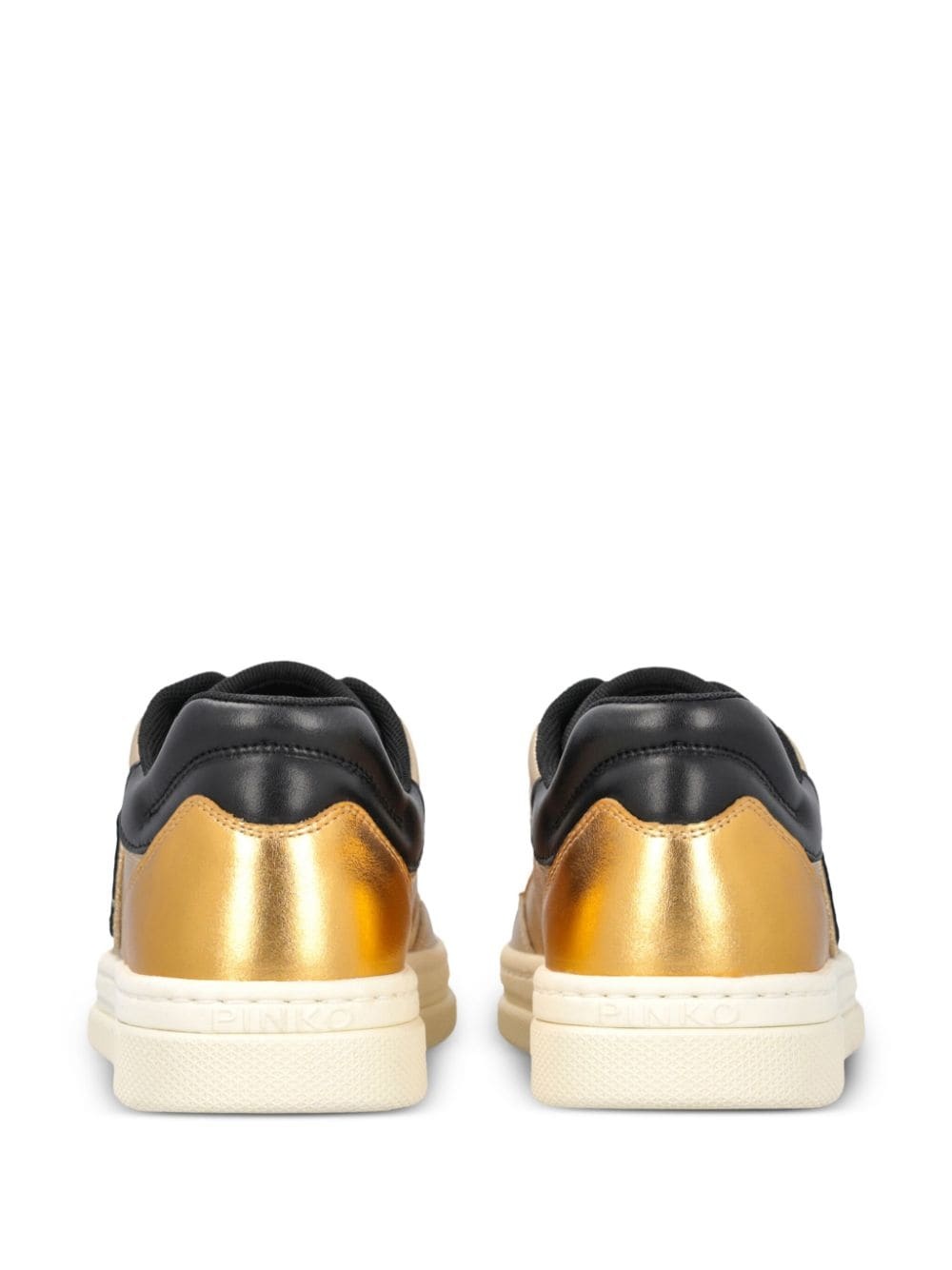 Mandy 01 laminated-leather sneakers - 4