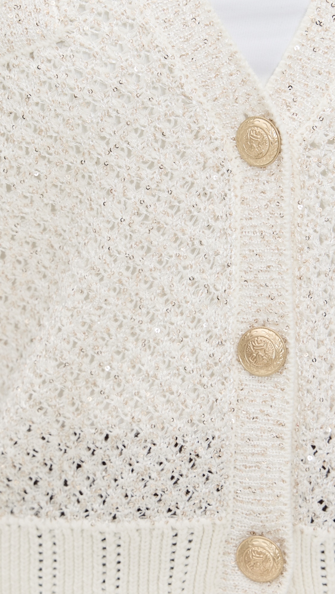 Blanca Sequin Crop Cardigan - 5