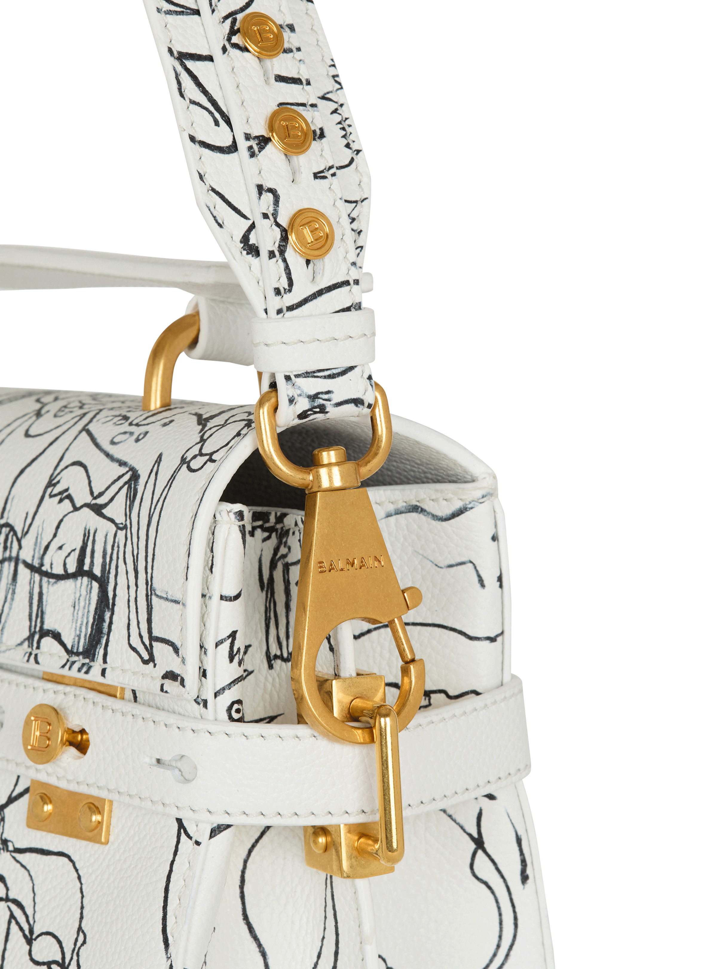 Disney x Balmain: The Lion King - B-Buzz 23 bag in Enfant Précoce print - 5