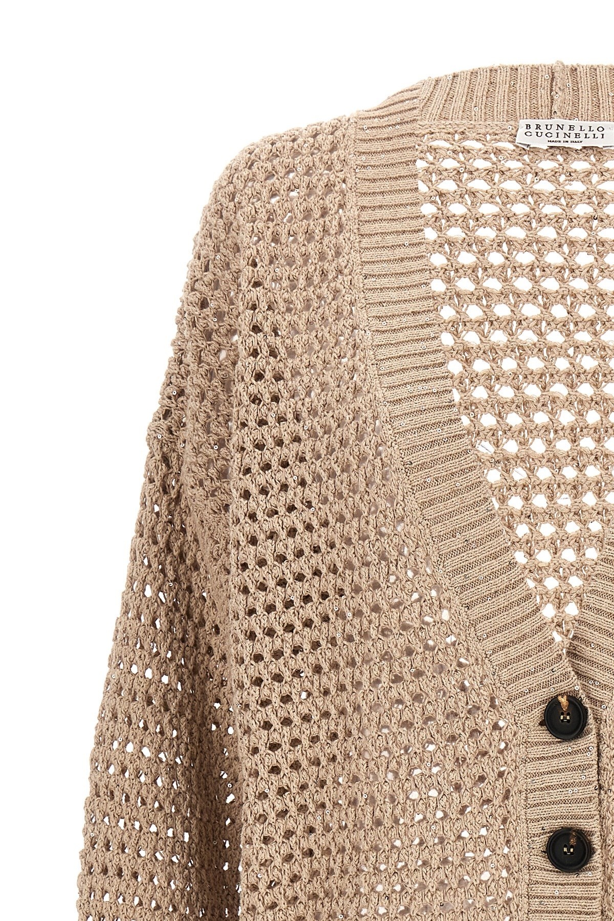Sequin knit cardigan - 3