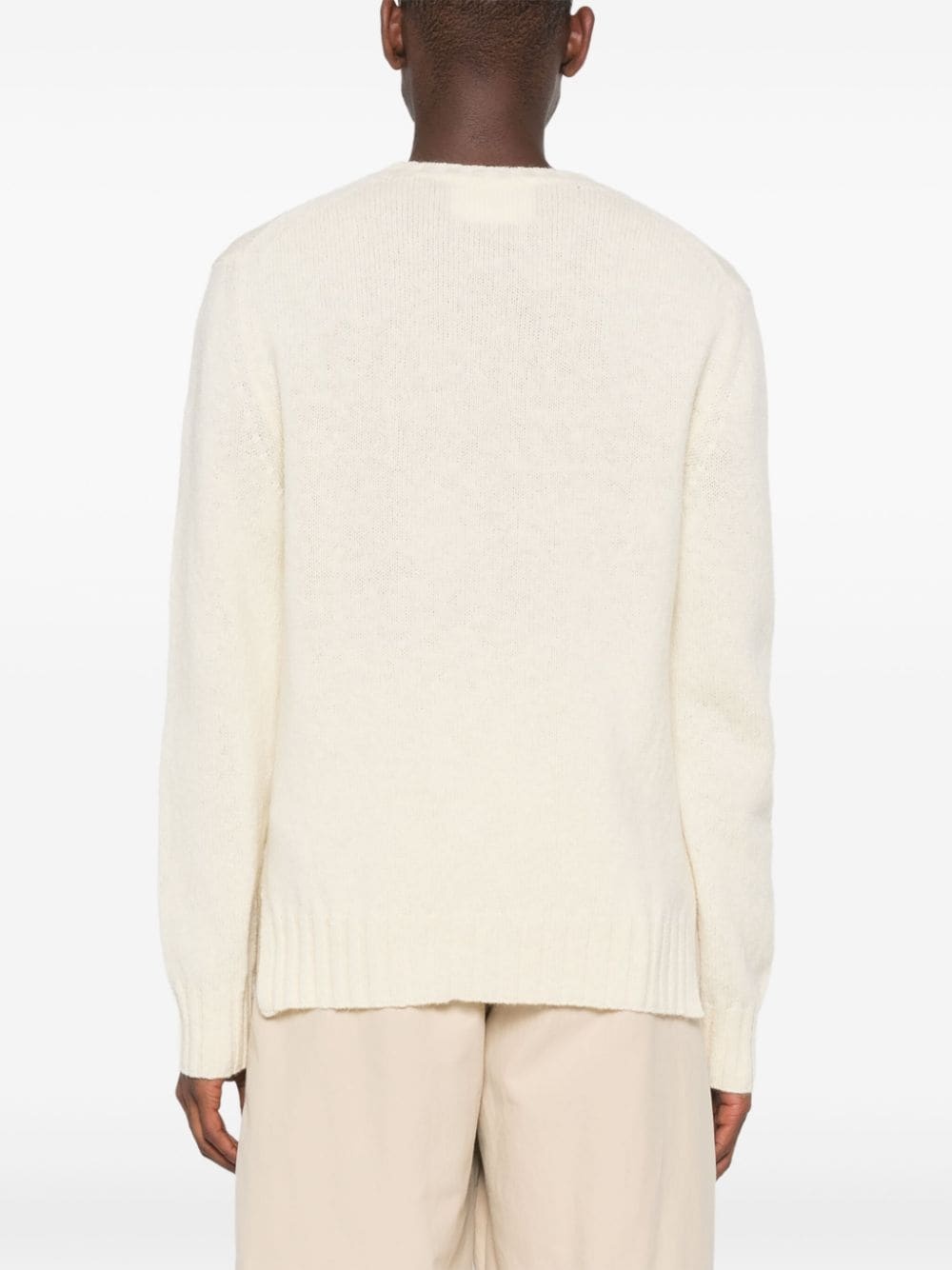 + ribbed-knit sweater - 4