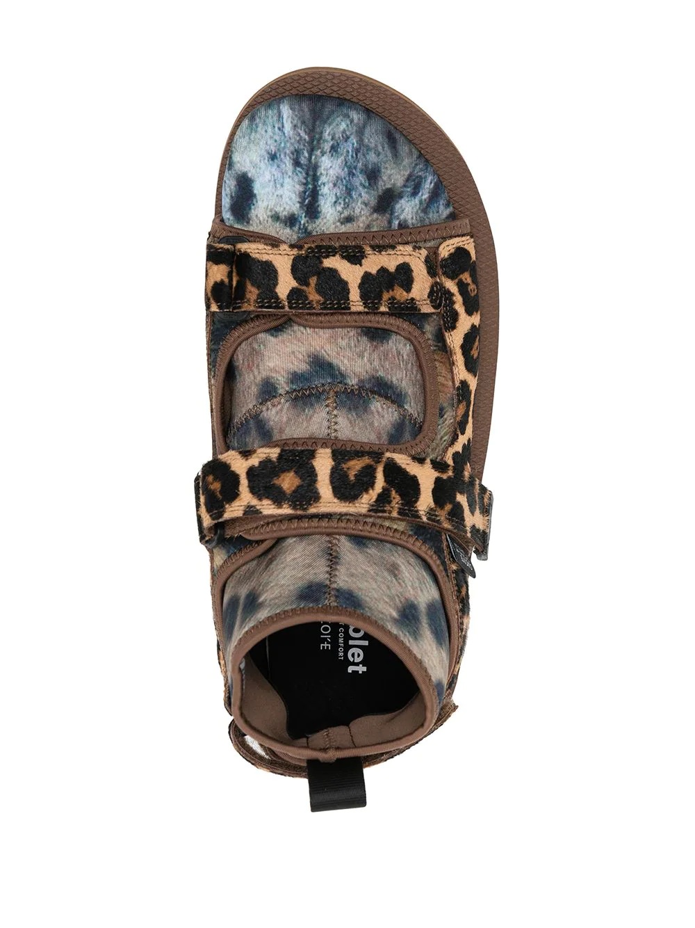 animal-foot layered sandals - 4