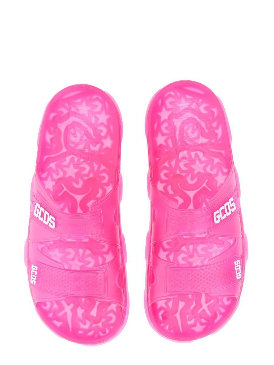 GCDS SANDAL WITH LOGO UNISEX - 2