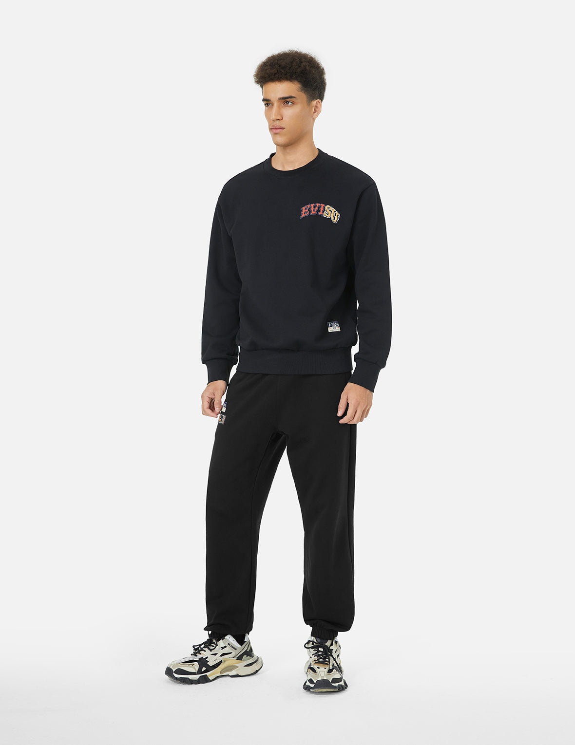 Tanuki Print Straight Fit Sweatpants - 4