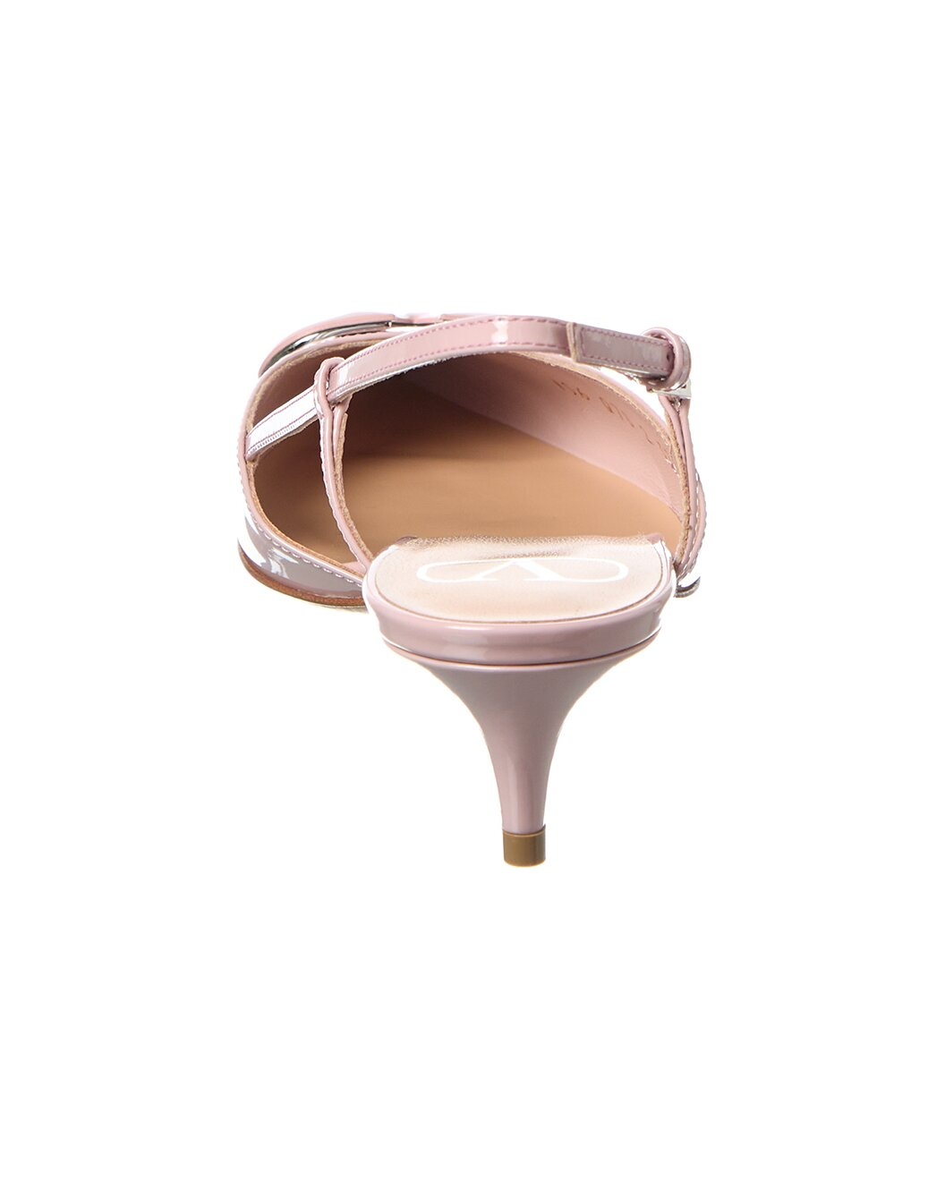 Valentino VLogo 40 Patent Slingback Pump - 3