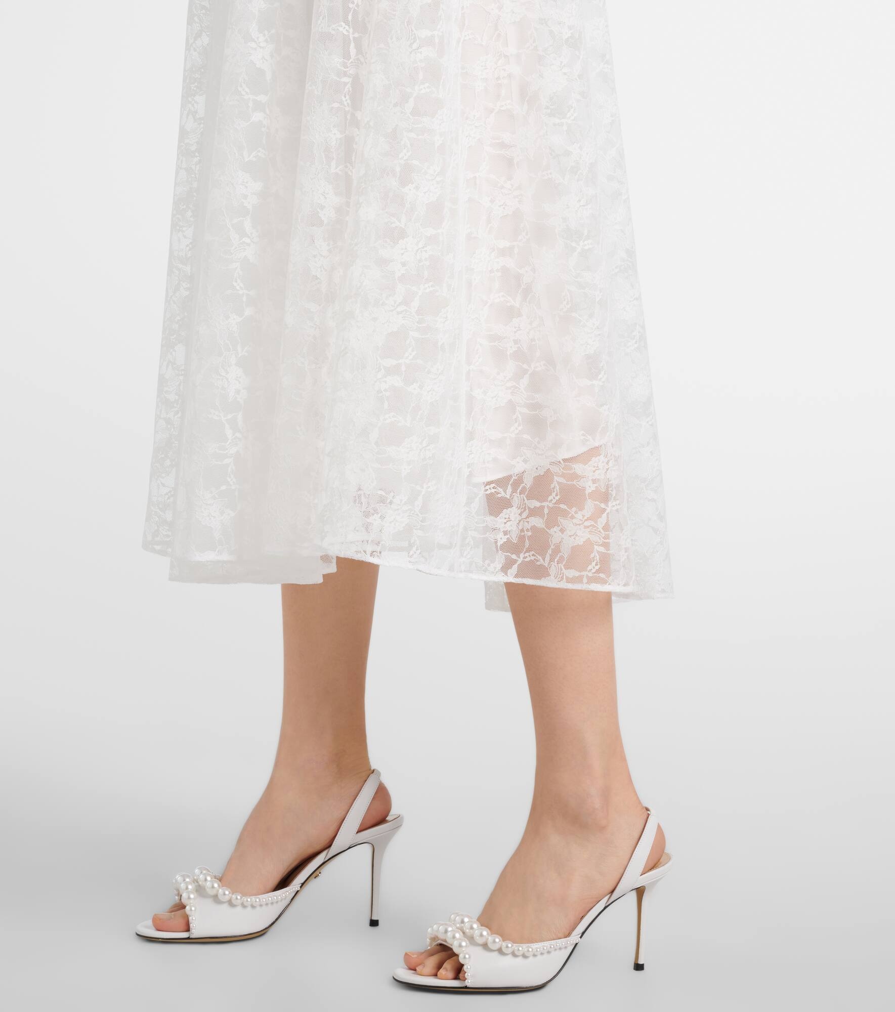 Sirene embellished leather sandals - 4