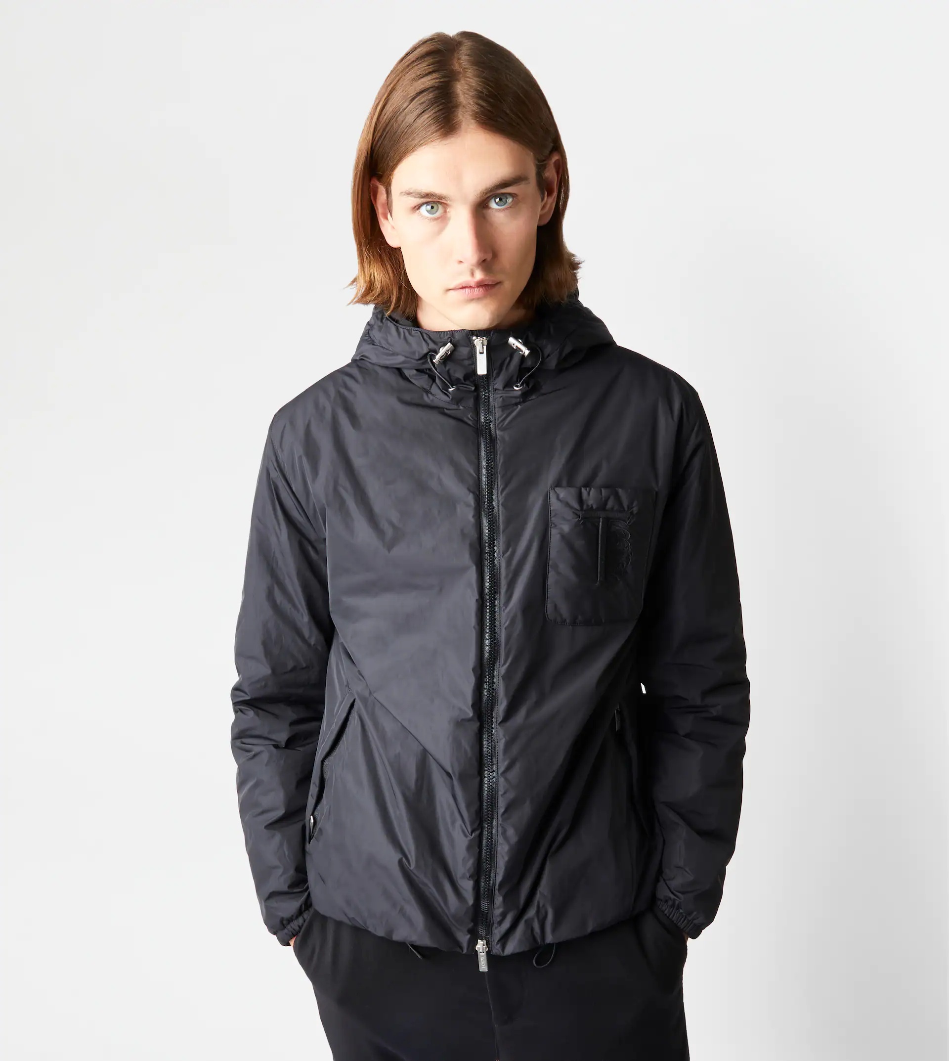 TOD'S PADDED WINDBREAKER - BLACK - 7