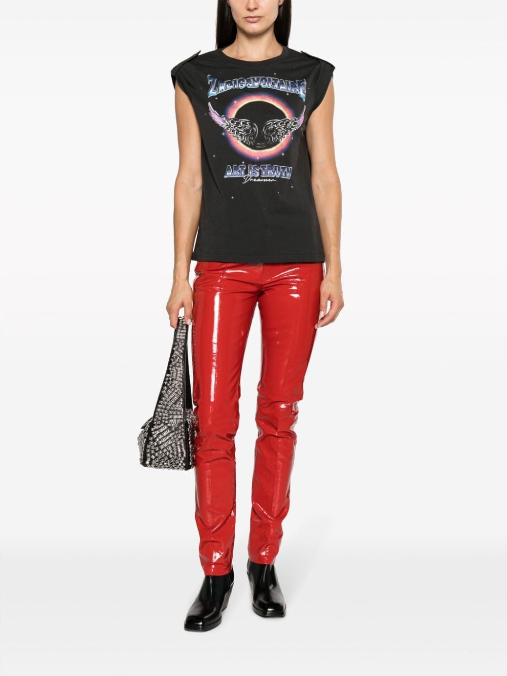 Peko skinny vinyl trousers - 2