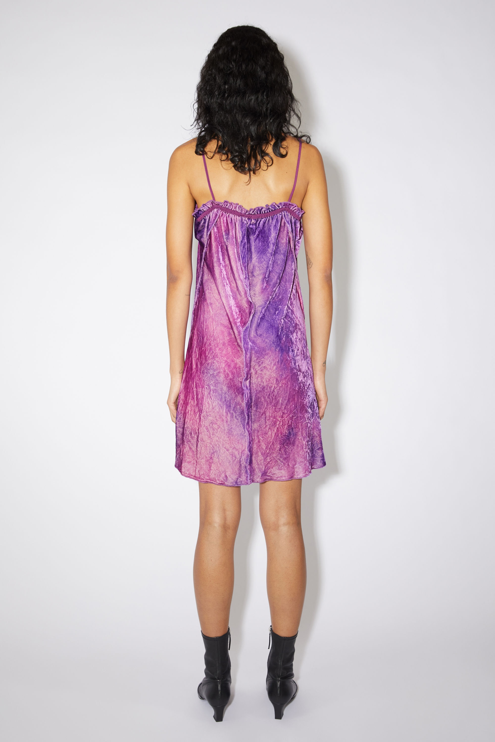 Strap dress - Violet purple - 4