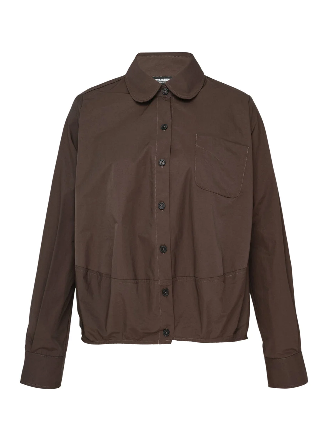 Long Sleeve Cocoon Shirt - 1