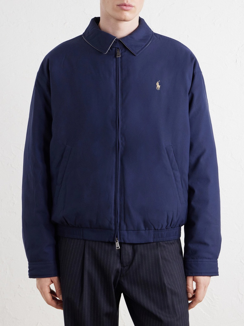 Logo-Embroidered Recycled-Shell Down Jacket 3