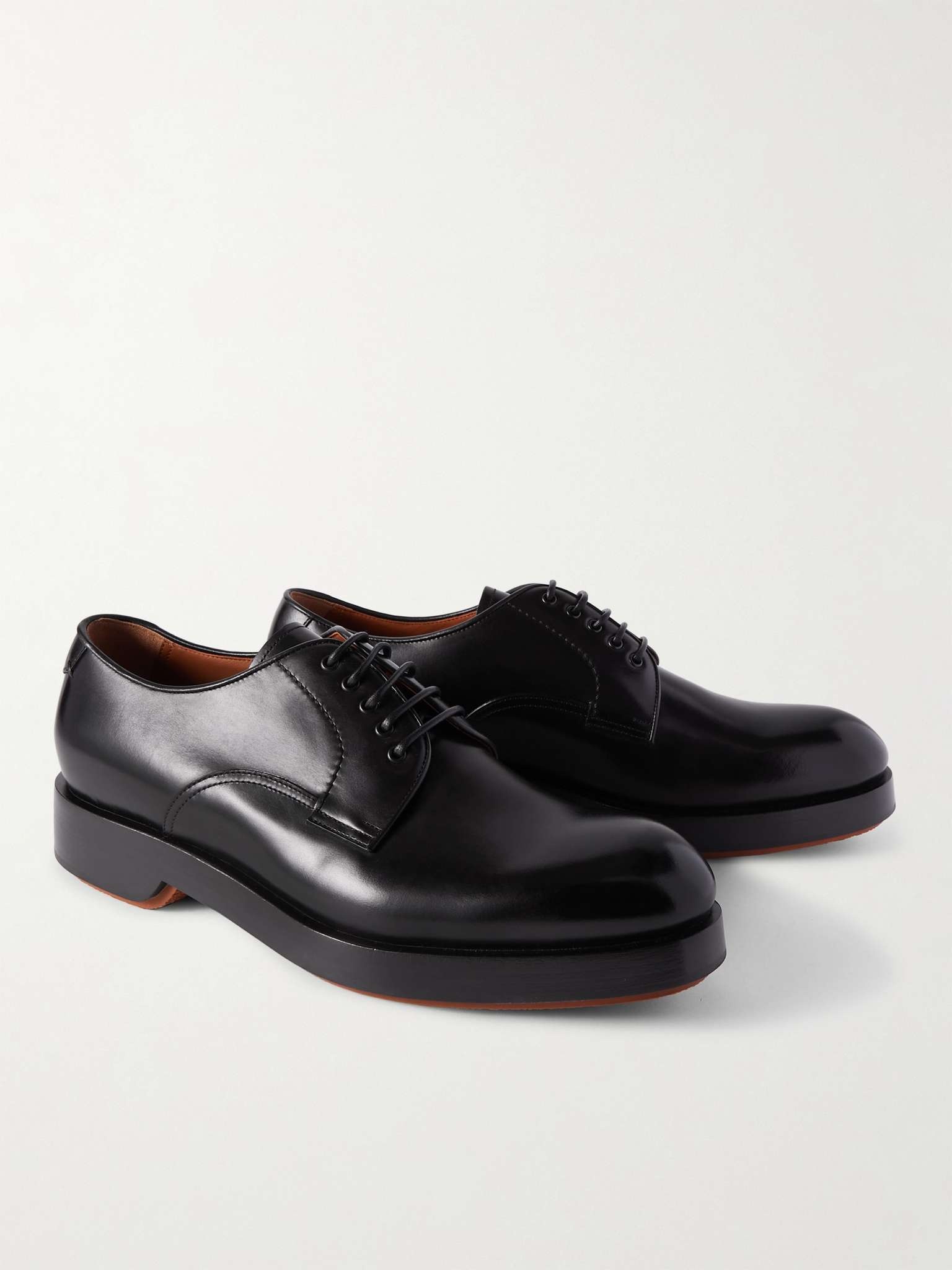 Leather Derby Shoes - 4