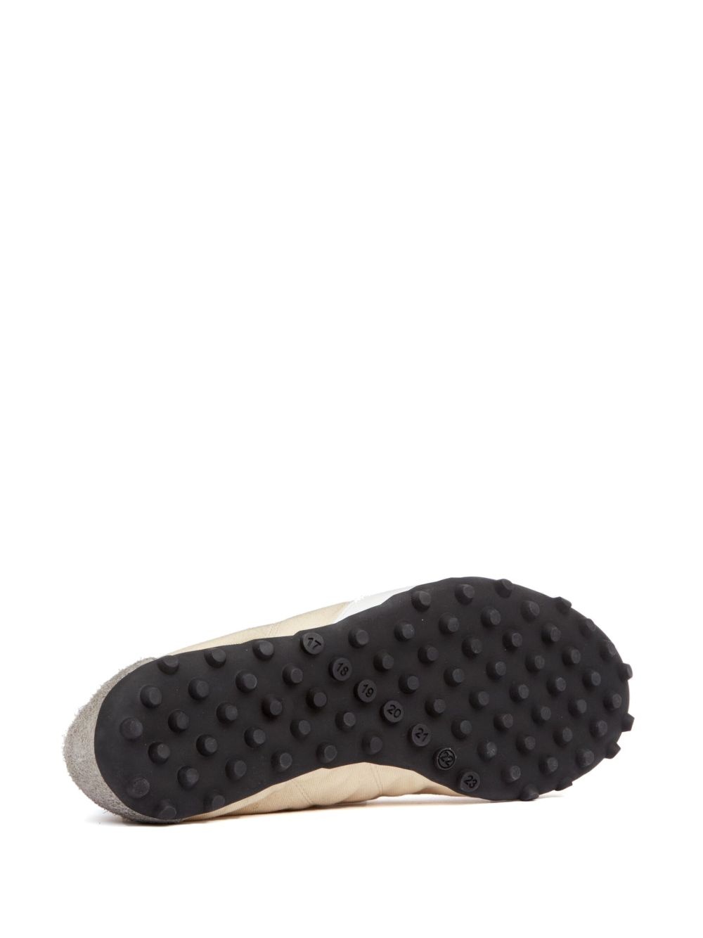 leather lace-up trainers - 6
