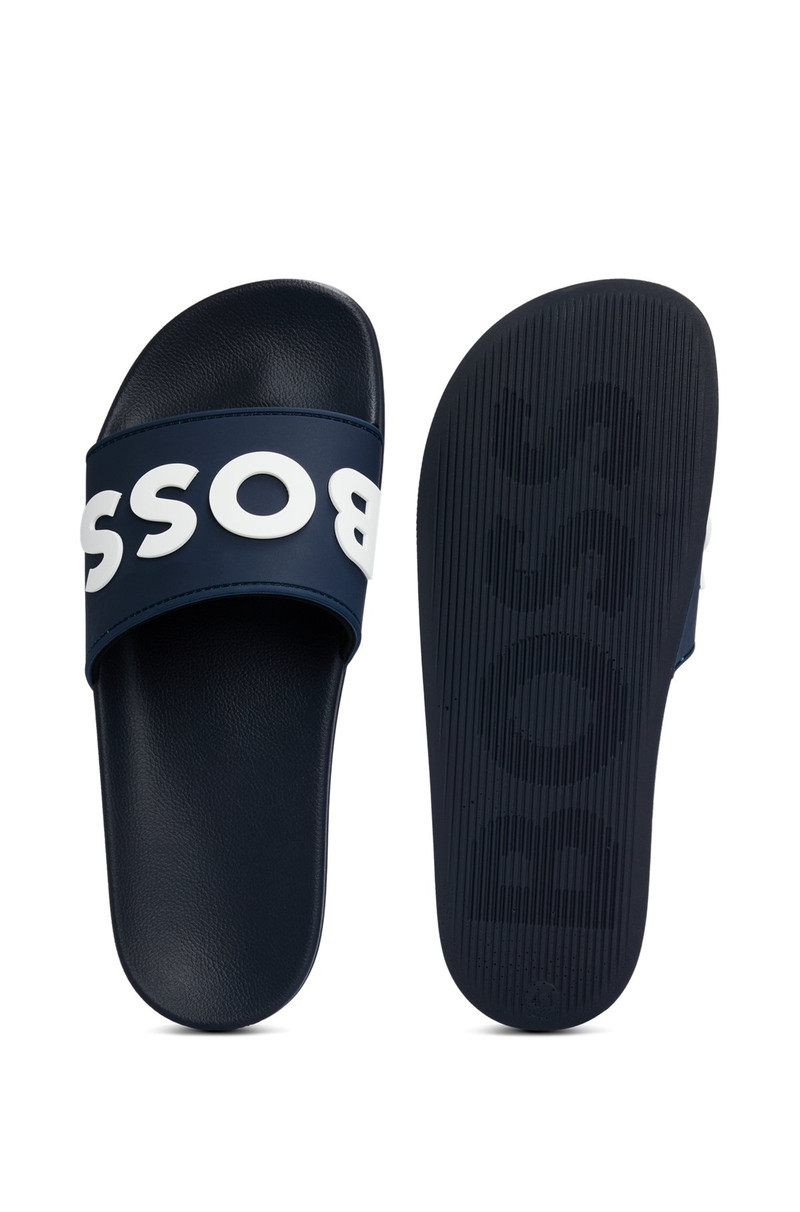 ITALIAN-MADE SLIDES WITH RAISED LOGO 4