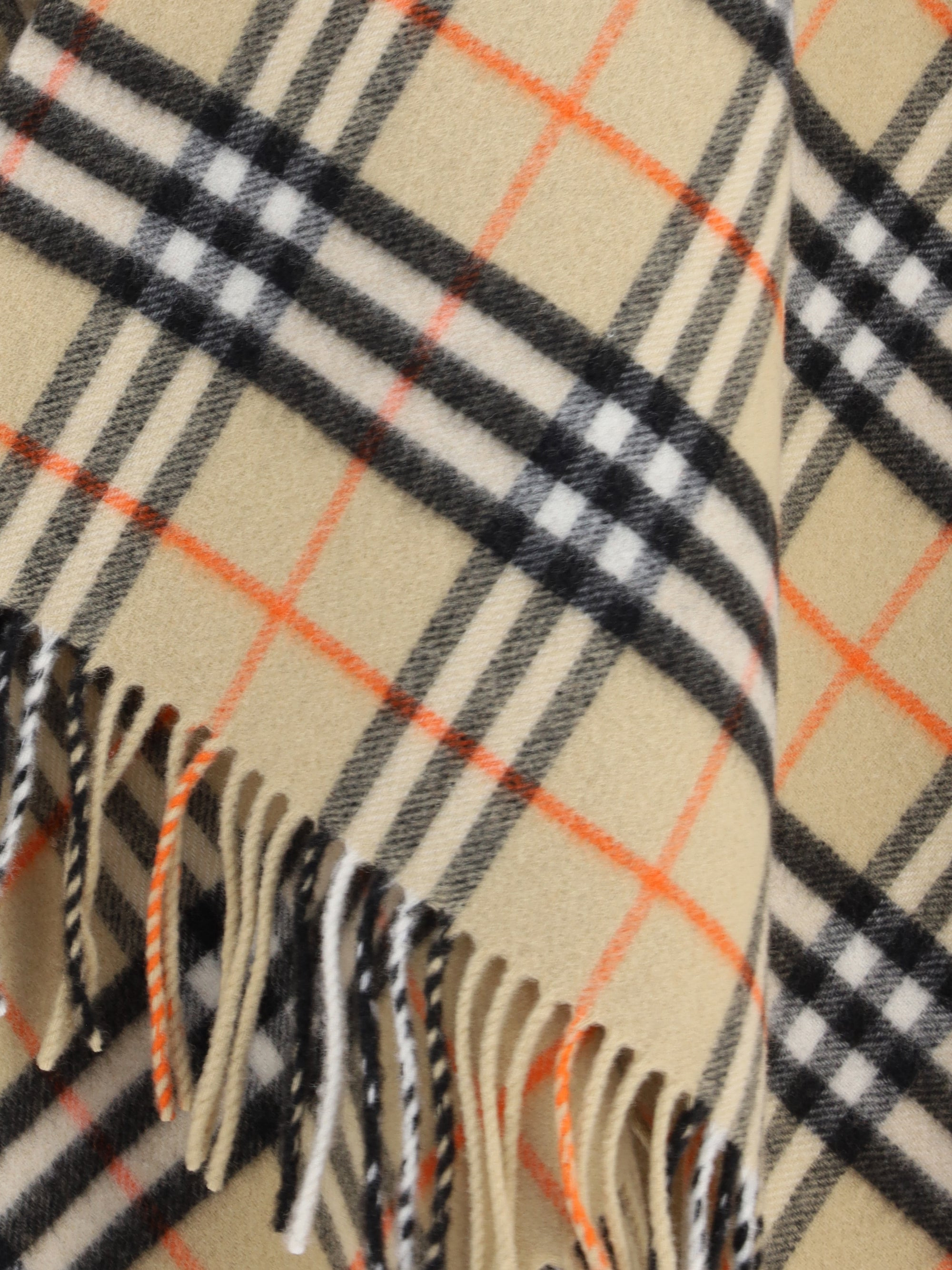 Burberry Women Archivio Check Cashmere Cape - 3