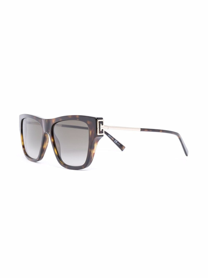 Givenchy tortoiseshell square-frame sunglasses outlook