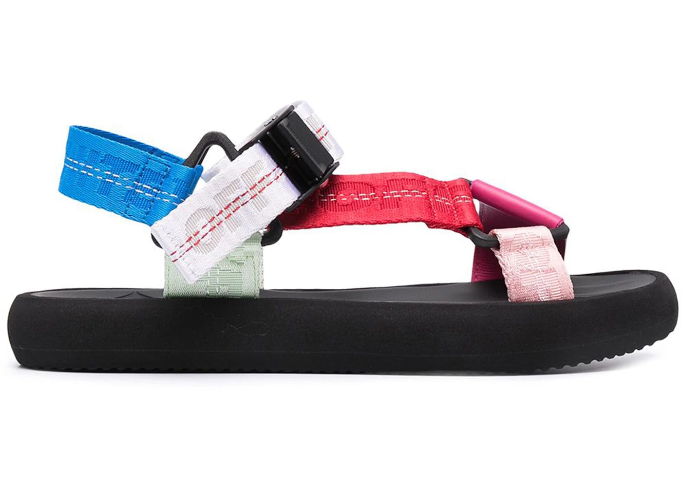 OFF-WHITE Trek Flatform Sandals Black Multicolor (Women's) - 1
