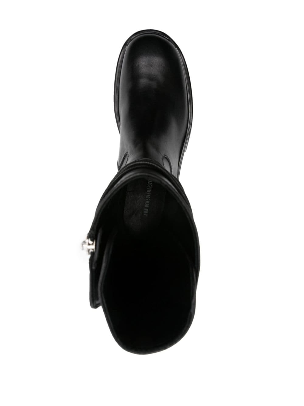 lace-up leather boots - 4