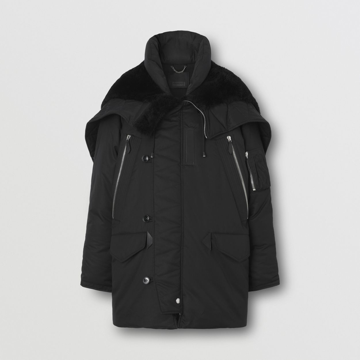 Down-Filled Cotton Gabardine Parka - 4