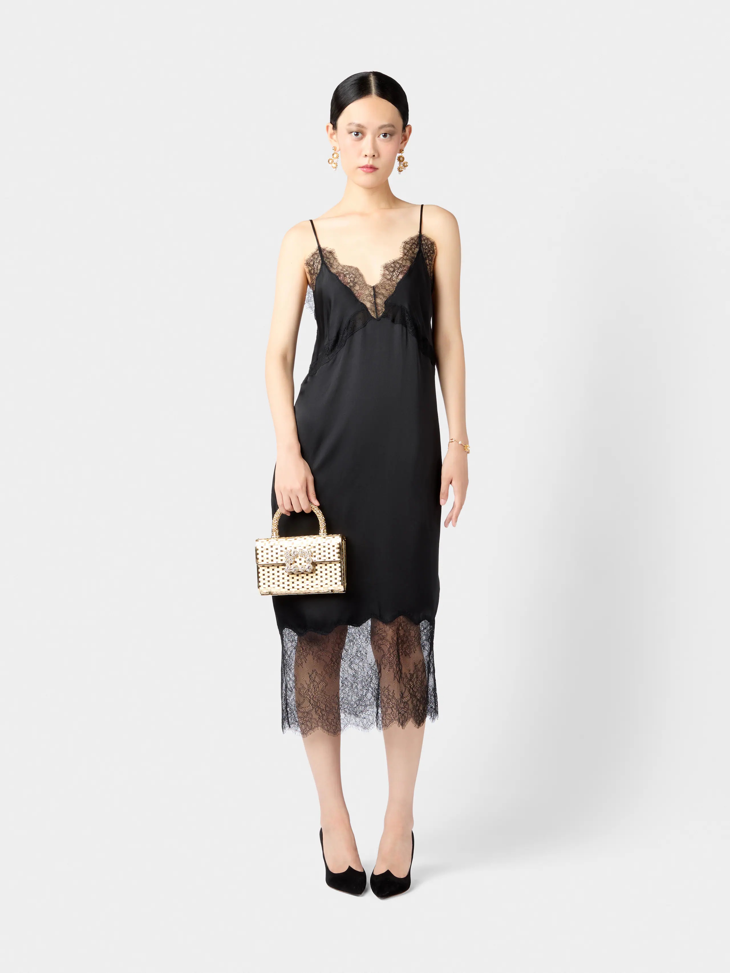 Jewel Efflorescence Mini Bag in metal - 8