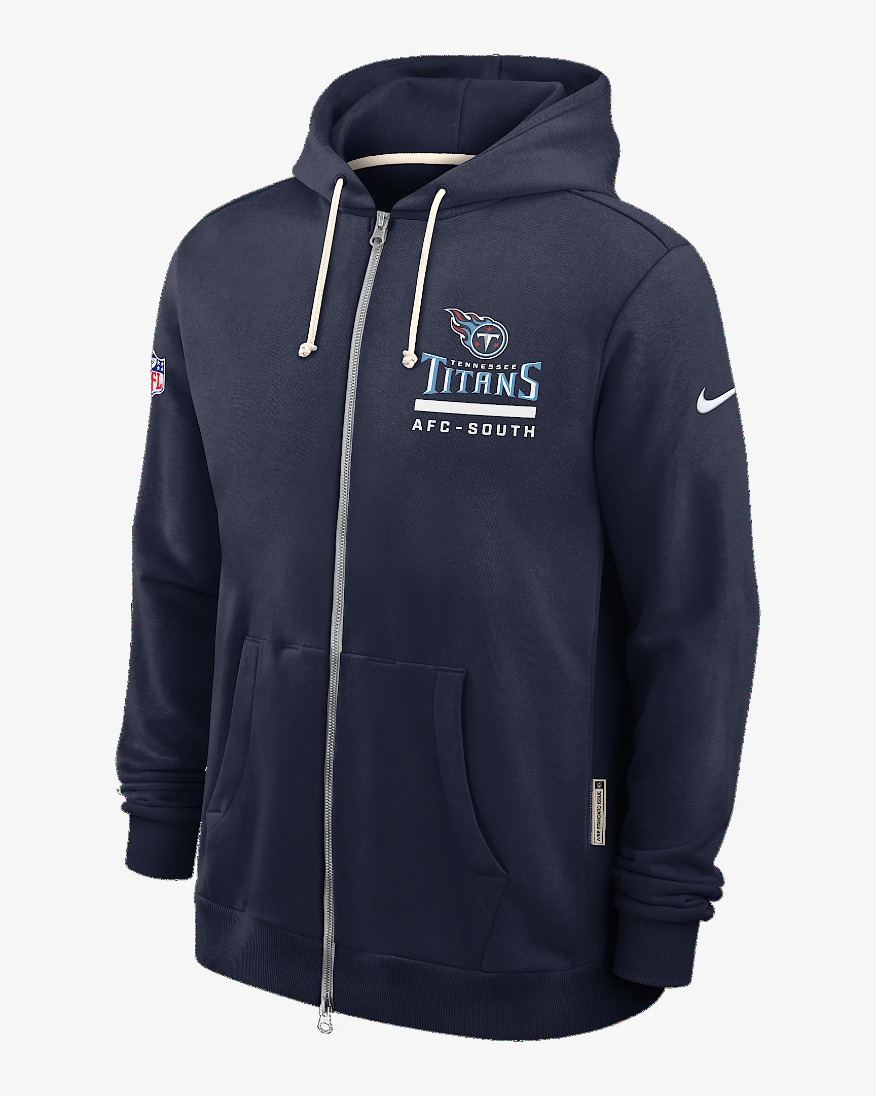 Tennessee Titans Utility Player Sideline Men's Nike Dri-FIT NFL Full-Zip Hoodie - 1