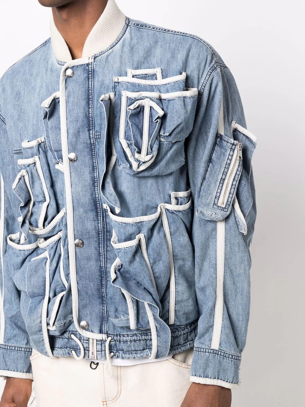 D-SCHUT denim bomber jacket - 5