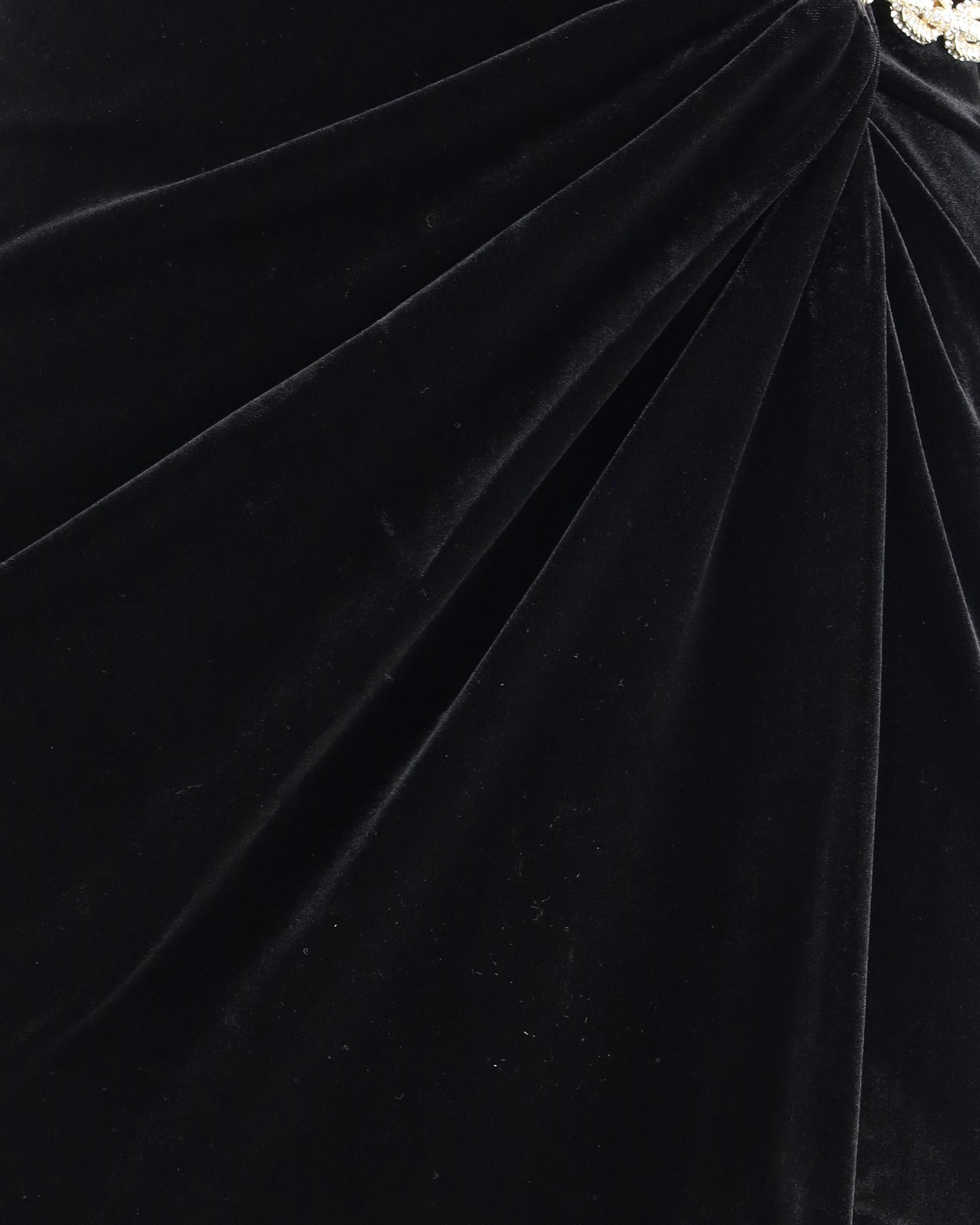 Embellished velvet midi Dress - 3