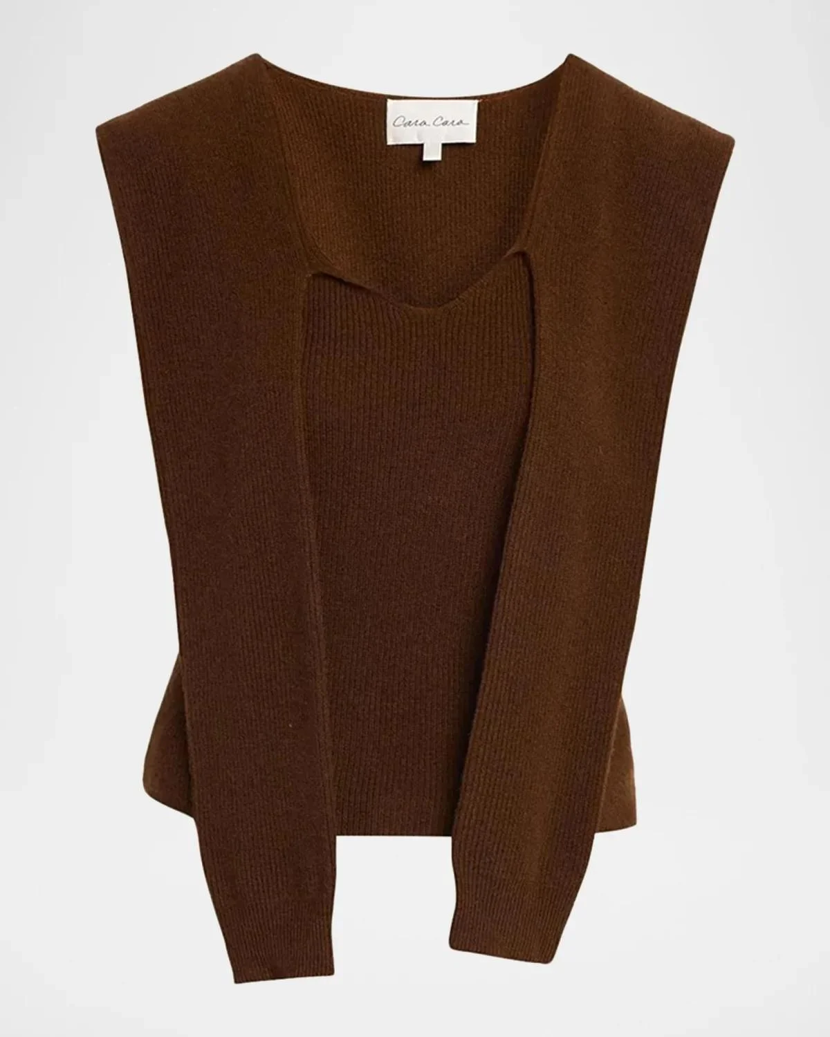 Ember Fitted V-Neck Combo Top - 1