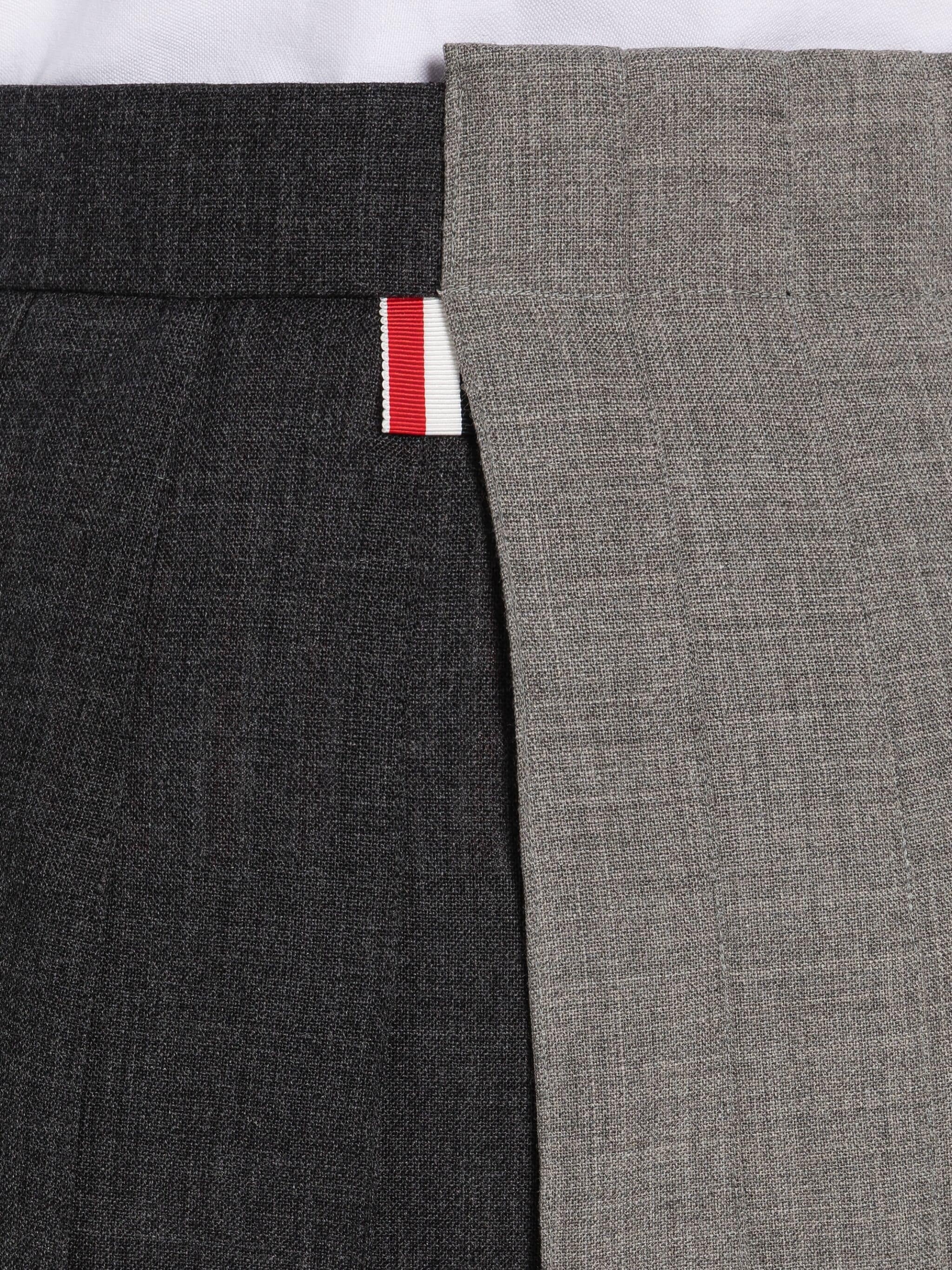 Plain Weave Fresco 4-Bar Multi Pleat Skirt - 6