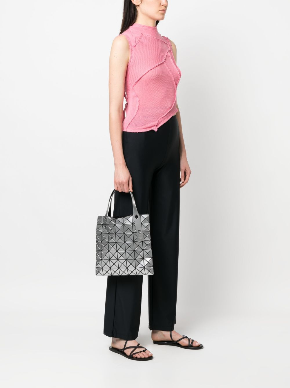 Prism metallic-finish tote bag - 2