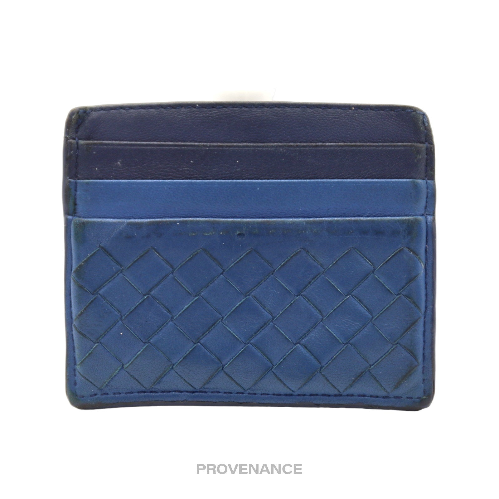 Bottega Veneta 6CC Card Wallet - Two-Tone Intrecciato - 2