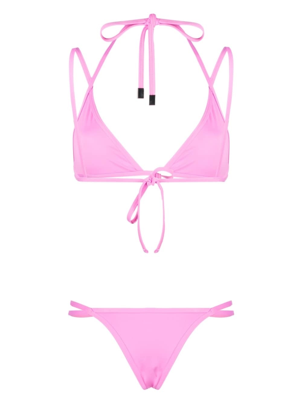 strap-detailed bikini set - 2