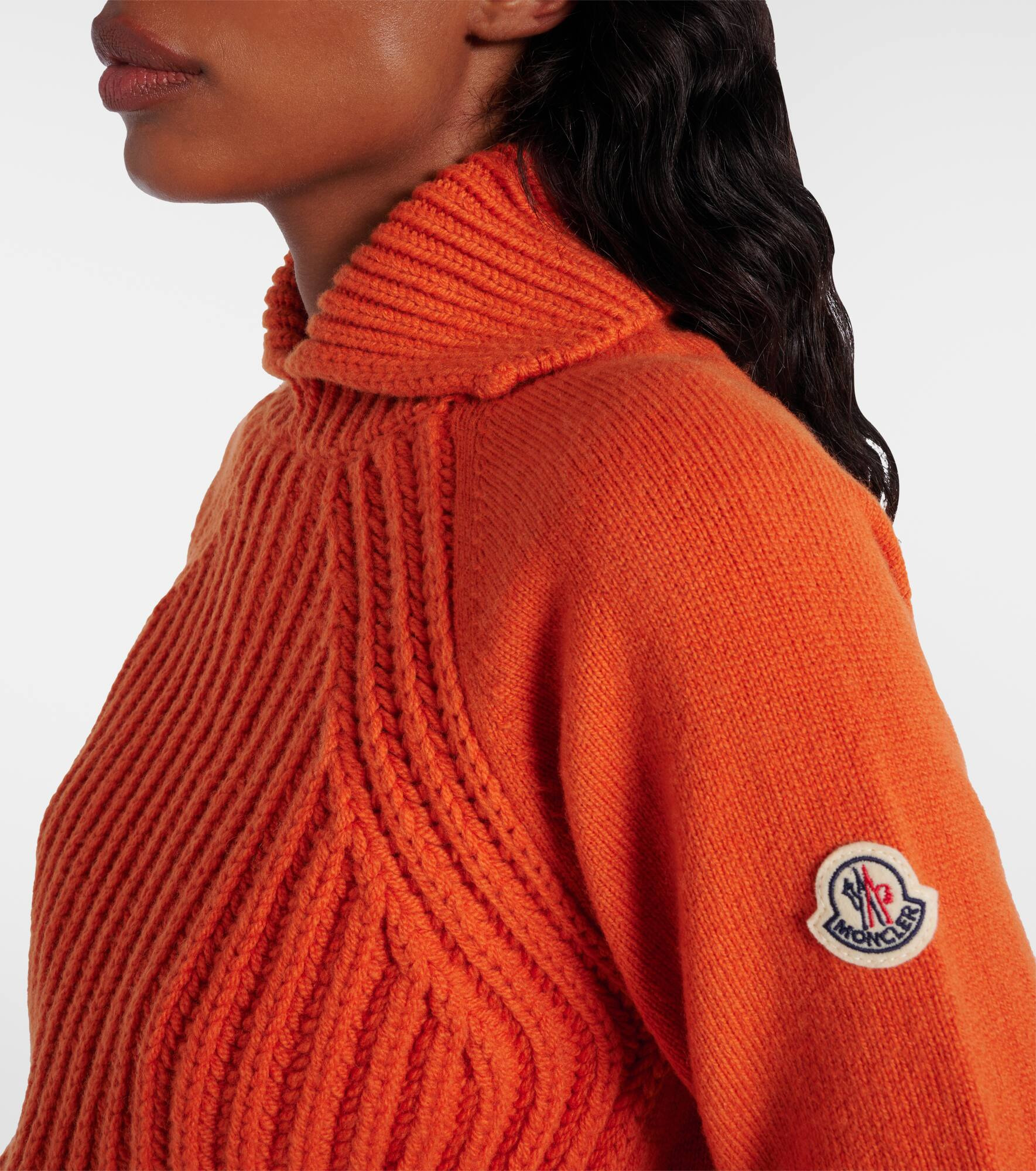 Ribbed-knit wool and cashmere sweater - 4