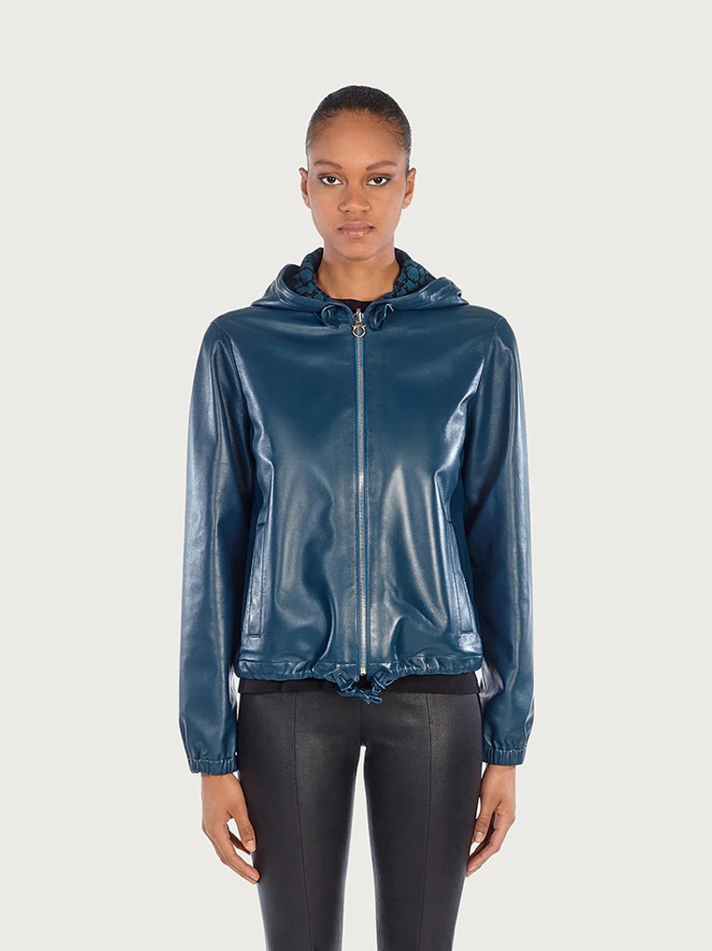 FERRAGAMO REVERSIBLE GANCINI GALORE BOMBER outlook