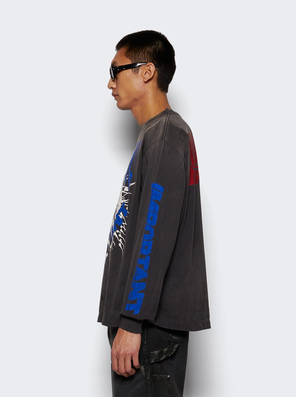 Nothing Important Long Sleeve T-shirt Black - 4