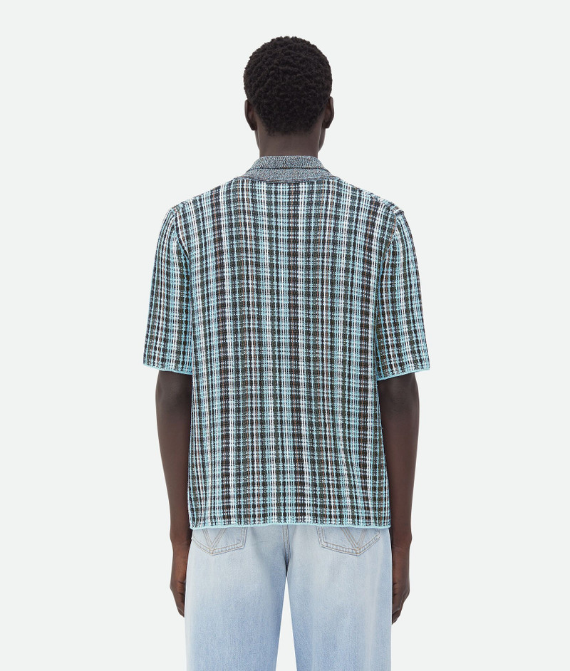 Cotton Viscose Check Polo 3