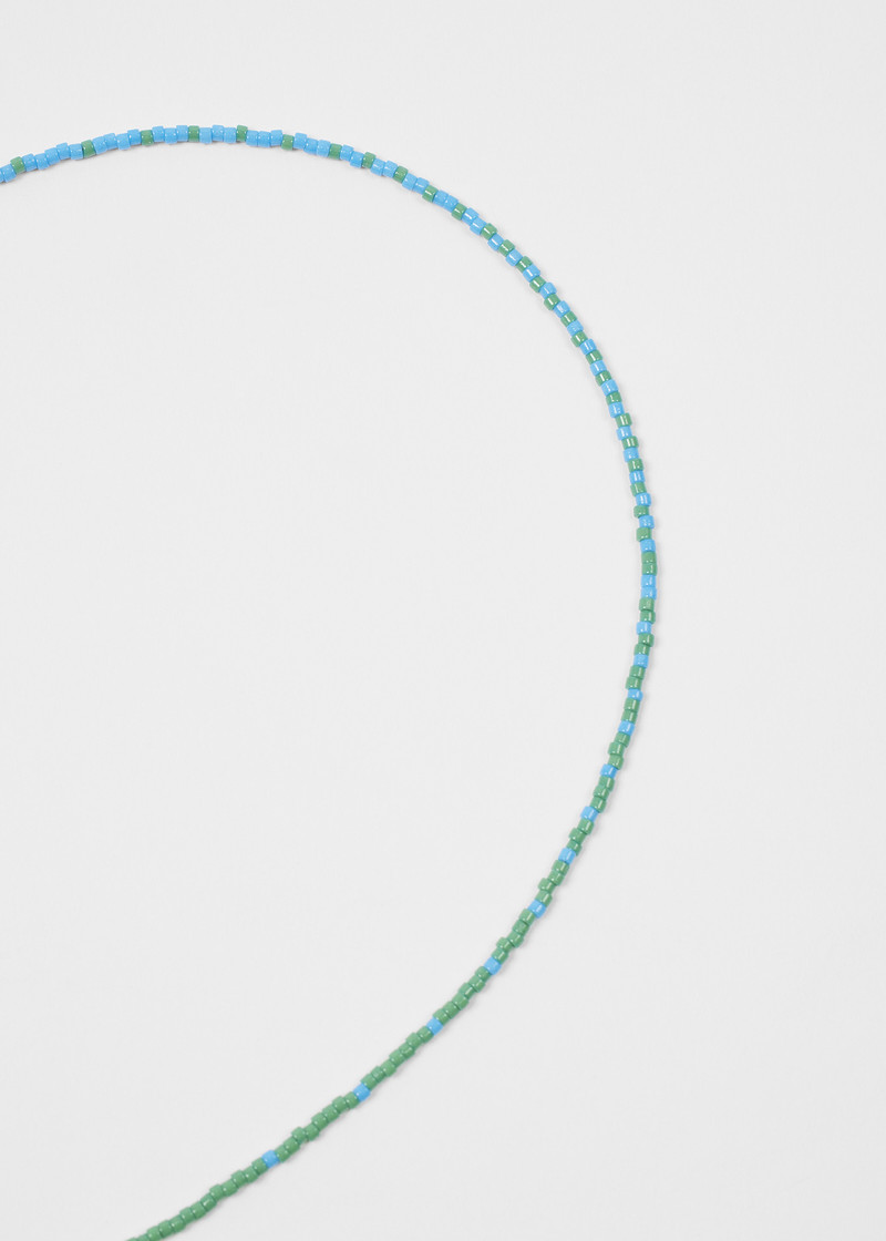 Turquoise and Green Beaded Necklace 3