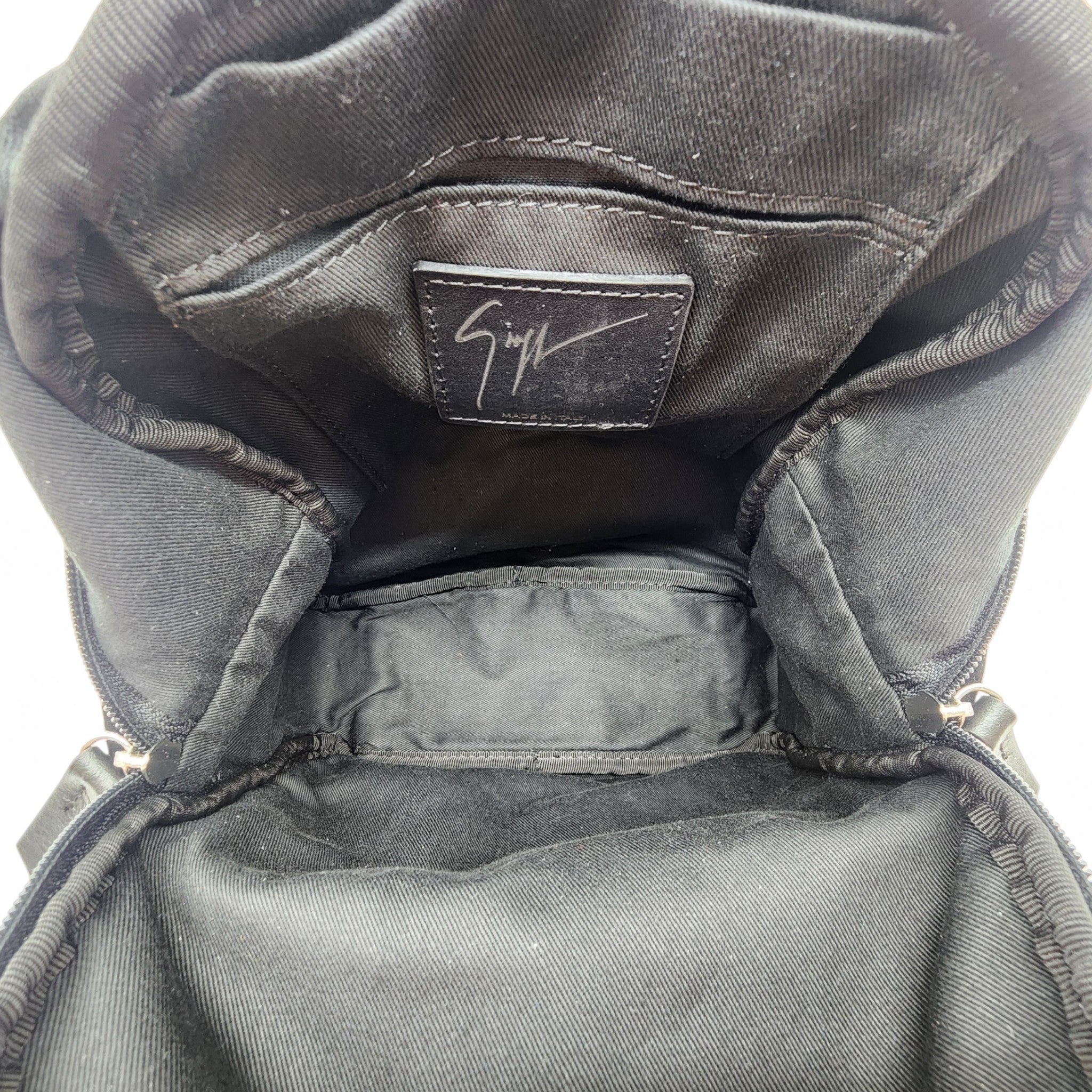 Giuseppe Zanotti Kilo XS Mini Backpack - Velvet - Black - 4