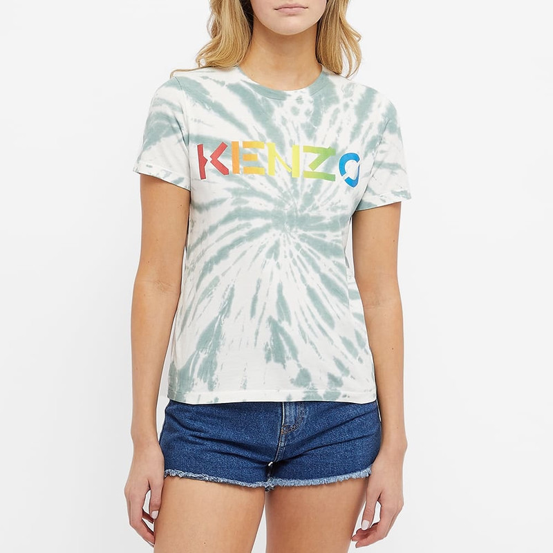 KENZO Kenzo Tie Dye Logo Classic Tee outlook