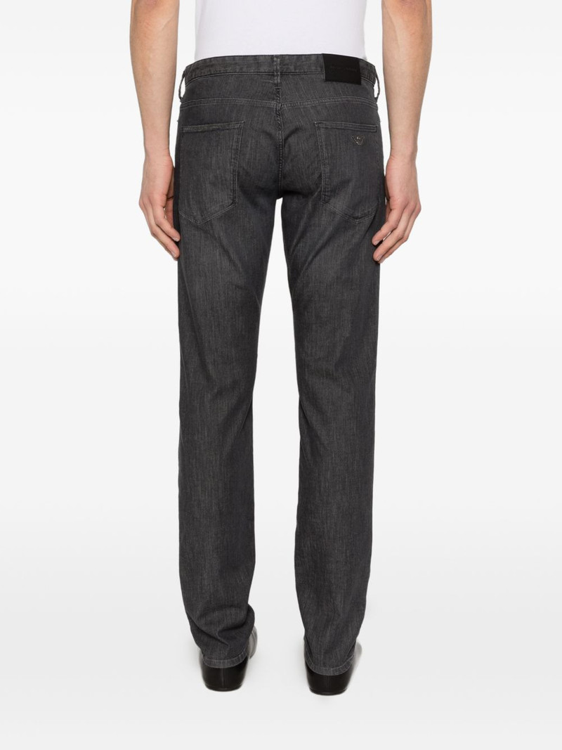 logo-plaque jeans 4