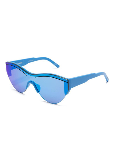 BALENCIAGA oval-frame tinted-lenses sunglasses outlook