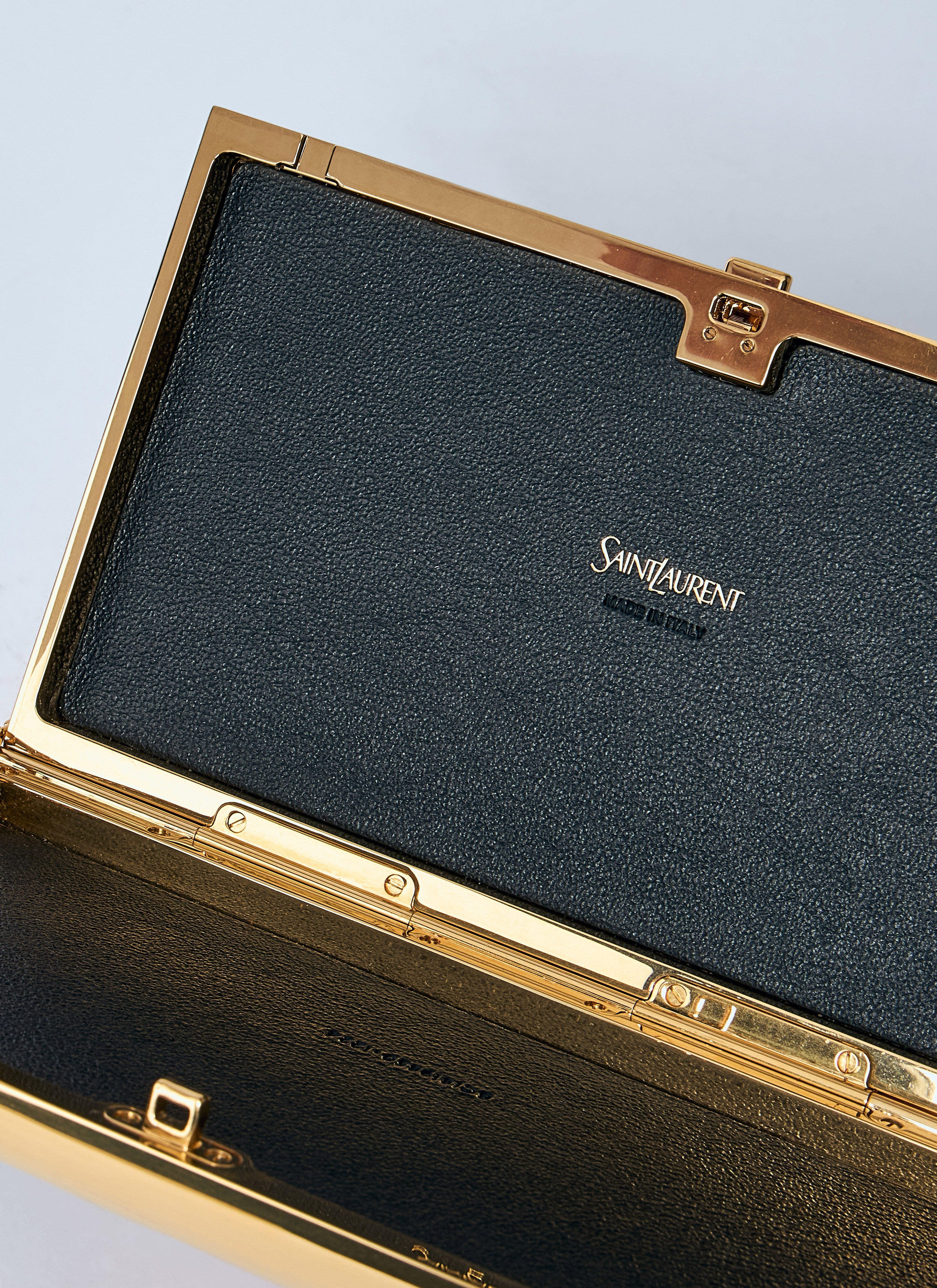 Saint Laurent Women Metal Minaudière Shoulder Bag - 5