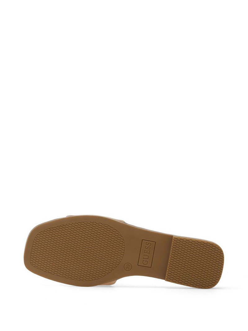 Ramlan logo-plaque leather sandals 5